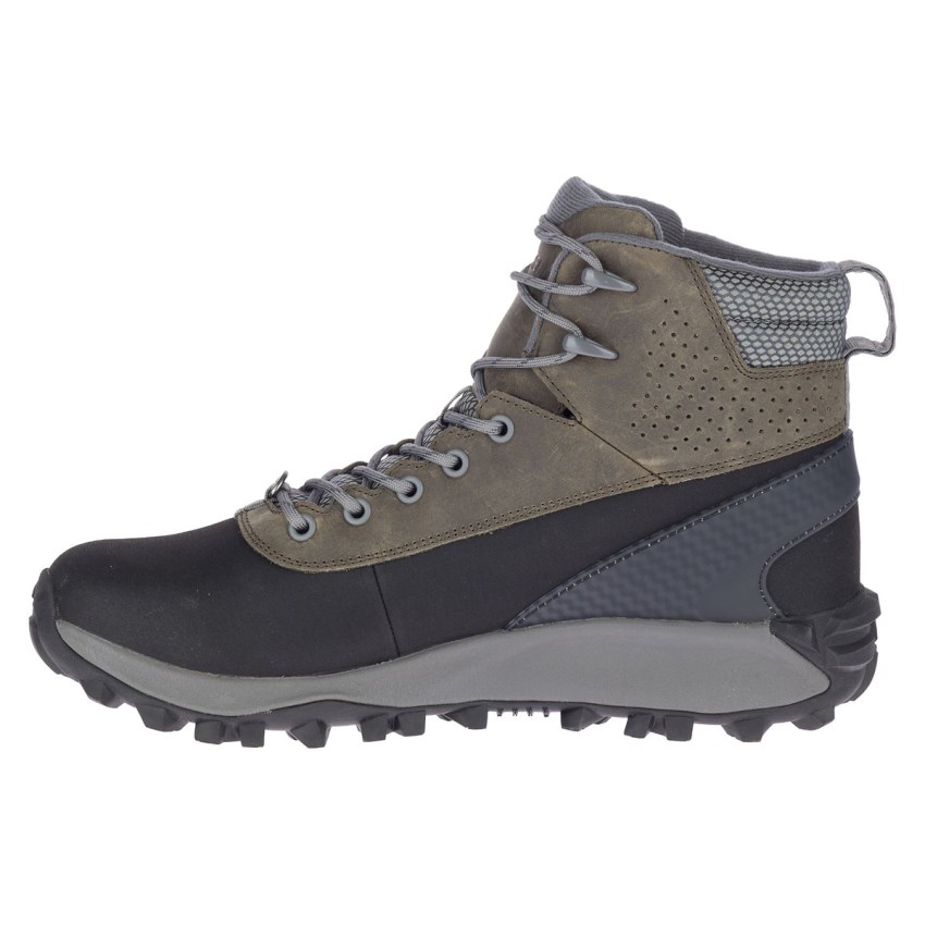 Bottes Merrell Thermo Kiruna Mid Shell Waterproof Grise/Noir Homme | X.X.XUKG